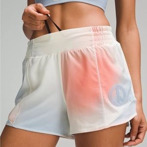 limited edition lululemon x mad happy hotty hot short size 4